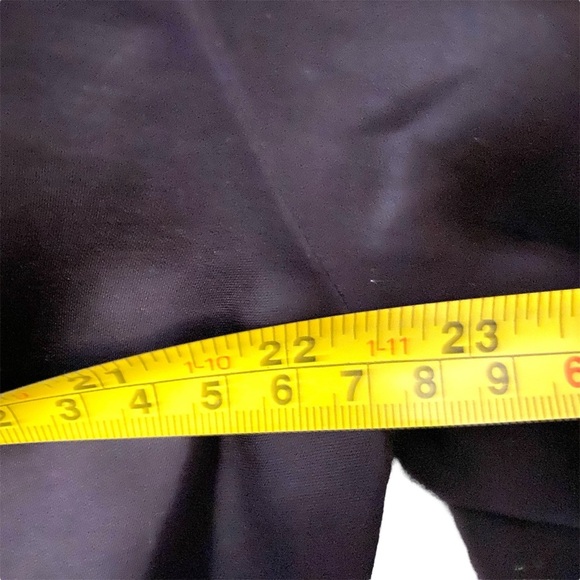 Zara Jet Black Satin Effects Button Up Shirt With Slits On Sides Women’s Sz M - Picture 6 of 7